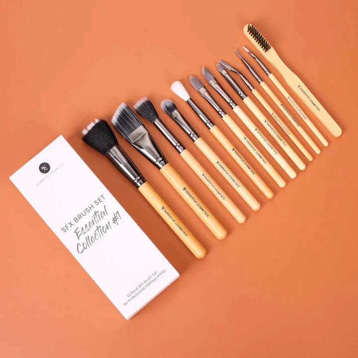 Narrative Cosmetics - Essential SFX Makeup Brushes - Collection #1(Narrative Cosmetics Essential Sfx Makeup Brushes Collection 1) 4 Narrative Cosmetics - Essential SFX Makeup Brushes - Collection #1(Narrative Cosmetics Essential Sfx Makeup Brushes Collection 1) - Image 2