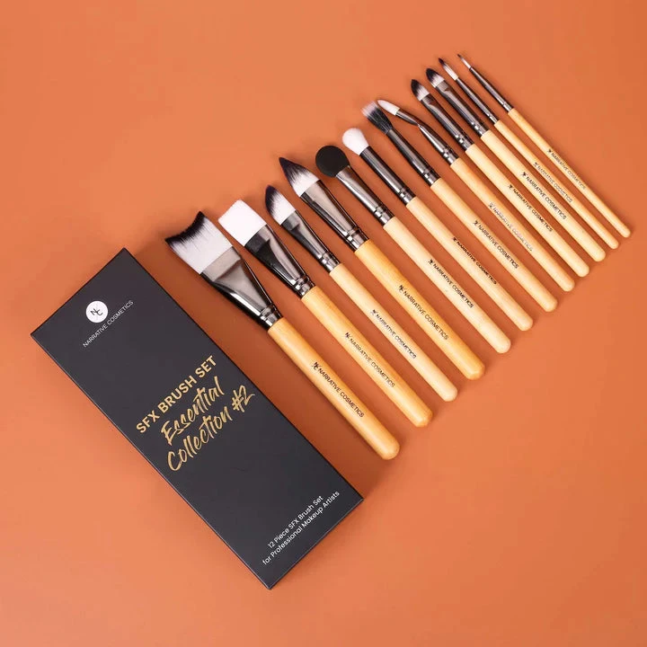 Narrative Cosmetics - Essential SFX Makeup Brushes -Collection #2(Narrative Cosmetics Essential Sfx Makeup Brushes Collection 2) 4 Narrative Cosmetics - Essential SFX Makeup Brushes -Collection #2(Narrative Cosmetics Essential Sfx Makeup Brushes Collection 2) - Image 2