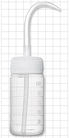 Wide-Mouth Wash Bottle With Curved Dispensing Tip(Wide Mouth Wash Bottle With Curved Dispensing Tip)