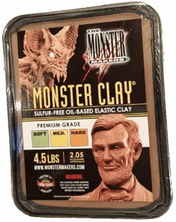 The Monster Makers - Monster Clay(4.5 Lb. Block)(The Monster Makers Clay 5 Lb Block)