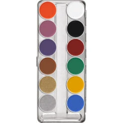 Kryolan SUPRACOLOR PALETTE 12 COLORS(Kryolan Supracolor Palette 12 Colors) 11 Kryolan SUPRACOLOR PALETTE 12 COLORS(Kryolan Supracolor Palette 12 Colors) -TILT Makeup KRYOLAN SN