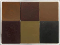 MAQPRO - 6 Color Fard Creme Character Palette(Tilt By Maqpro 6 Color Fard Creme Character Palette)