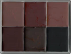 MAQPRO - 6 Color Fard Creme Exposure Palette(Maqpro 6 Color Fard Creme Exposure Palette)