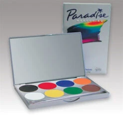 MEHRON -Paradise Makeup AQ - 8-color Palette(Paradise Makeup Aq 8 Color Palette)