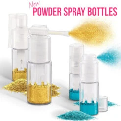 Powder Spray Bottle With Locking Nozzle - 30ml(Powder Spray Bottle With Locking Nozzle)