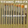 TITANIC PRO-FX 11 PIECE BRUSH SET(Titanic Pro Fx 11 Piece Brush Set) 1 TITANIC PRO-FX 11 PIECE BRUSH SET(Titanic Pro Fx 11 Piece Brush Set) -TILT Makeup TITANIC FX 11 PIECE BRUSH SET
