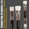 TITANIC PRO-FX BRUSH 111 - DOUBLE-ENDED SPLATTER BRUSH(Titanic Pro Fx Brush 111 Double Ended Splatter Brush) 1 TITANIC PRO-FX BRUSH 111 - DOUBLE-ENDED SPLATTER BRUSH(Titanic Pro Fx Brush 111 Double Ended Splatter Brush) -TILT Makeup TITANIC FX 111