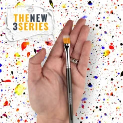 TITANIC NEW 3 Series - No. 306 - 1/2" Flat Duo-Fibre Stipple Brush(Titanic New 3 Series No 306 1 2 Flat Duo Fibre Stipple Brush)