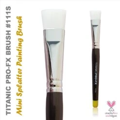TITANIC PRO-FX BRUSH 111S - MINI SPLATTER BRUSH(Titanic Pro Fx Brush 111s Mini Splatter Brush)