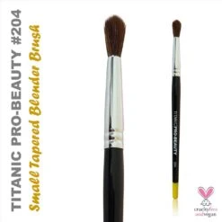 TITANIC PRO-BEAUTY BRUSH (204) - SMALL TAPERED BLENDER BRUSH(Titanic Pro Beauty Brush 204 Small Tapered Blender Brush)