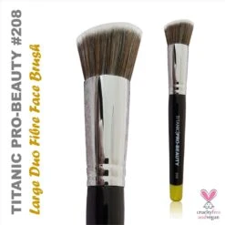 TITANIC PRO-BEAUTY BRUSH (208) - LARGE DUO-FIBRE FACE BLENDER(Titanic Pro Beauty Brush 208 Large Duo Fibre Face Blender)