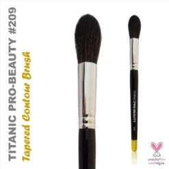 TITANIC PRO-BEAUTY BRUSH (209) - TAPERED CONTOUR(Titanic Pro Beauty Brush 209 Tapered Contour)