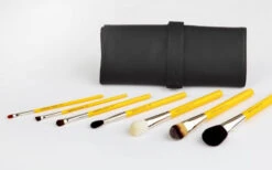 Bdellium Tools Professional Antibacterial Makeup Studio Line Basic 7pc. Brush Set With Roll-Up Pouch(Bdellium Tools Professional Antibacterial Makeup Studio Line Basic 7pc Brush Set With Roll Up Pouch)