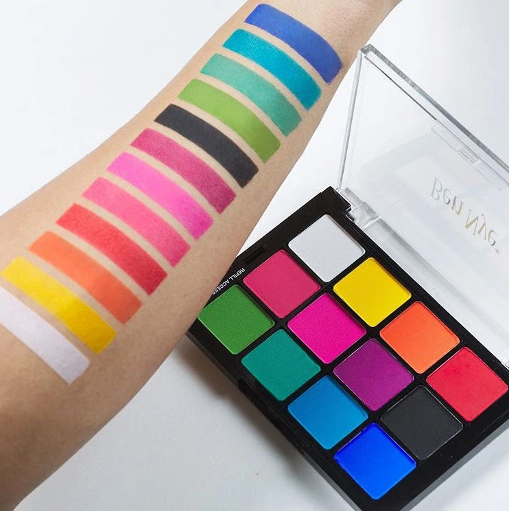 Ben Nye Studio Colors Pressed - Rainbow Eye Shadow Palette(Ben Nye Rainbow Eye Shadow Palette) 4 Ben Nye Studio Colors Pressed - Rainbow Eye Shadow Palette(Ben Nye Rainbow Eye Shadow Palette) - Image 2