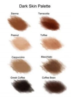 AFX BluebirdFX Dark Skin (8 Colour Palette)(Bluebirdfx Dark Skin 8 Colour Palette) -TILT Makeup darkskin