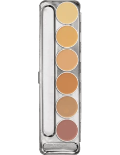 DERMACOLOR CAMOUFLAGE CREME PALETTE 6 COLORS(Dermacolor Camouflage Creme Palette 6 Colors)
