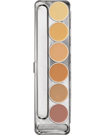 DERMACOLOR CAMOUFLAGE CREME PALETTE 6 COLORS(Dermacolor Camouflage Creme Palette 6 Colors) 3 DERMACOLOR CAMOUFLAGE CREME PALETTE 6 COLORS(Dermacolor Camouflage Creme Palette 6 Colors)