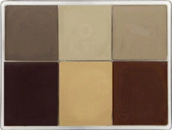 MAQPRO - 6 Color Fard Creme Breaking Down Palette(Tilt By Maqpro 6 Color Fard Creme Dirty Palette)