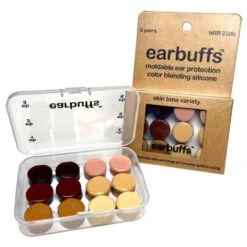 EARBUFFS -Moldable Ear Protection Color Blending Silicone - 6 Pair(Earbuffs Moldable Ear Protection Color Blending Silicone 6 Pair)