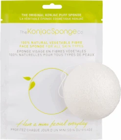 KONJAC FACIAL PUFF SPONGE 100% PURE(Konjac Facial Puff Sponge 100 Pure)