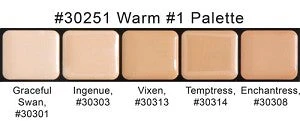 Graftobian - HD Glamour Creme Palette, Warm #1(Graftobian Hd Glamour Creme Palette Warm 1) 4 Graftobian - HD Glamour Creme Palette, Warm #1(Graftobian Hd Glamour Creme Palette Warm 1) - Image 2