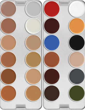 Kryolan SUPRACOLOR PALETTE 24 COLORS(Kryolan Supracolor Palette 24 Colors) 4 Kryolan SUPRACOLOR PALETTE 24 COLORS(Kryolan Supracolor Palette 24 Colors) - Image 2