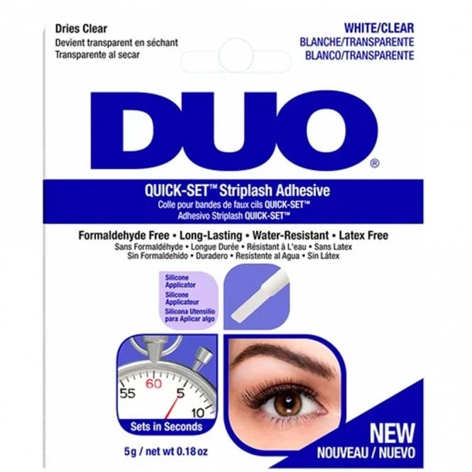 Duo Quickset Striplash Adhesive - Clear(Duo Quickset Striplash Adhesive Clear) 3 Duo Quickset Striplash Adhesive - Clear(Duo Quickset Striplash Adhesive Clear)