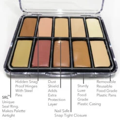 Sian Richards London - 4K Hydroproof Longwear Airtight Palette(Sian Richards London 4k Hydroproof Longwear Airtight Palette) 17 Sian Richards London - 4K Hydroproof Longwear Airtight Palette(Sian Richards London 4k Hydroproof Longwear Airtight Palette) -TILT Makeup sian richards airtight palette 3