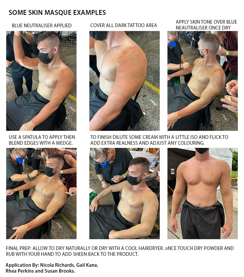 Ripper FX Skin Masque - Total Cover Dark Palette NEW SIZE(Ripper Fx Skin Masque Total Cover Dark Palette New Size) 4 Ripper FX Skin Masque - Total Cover Dark Palette NEW SIZE(Ripper Fx Skin Masque Total Cover Dark Palette New Size) - Image 2