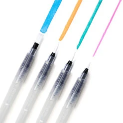 Amazon Aqua Brush – Refillable Brush Pens(Set Of 4)(Aqua Brush Refillable Brush Pens Set Of 4)